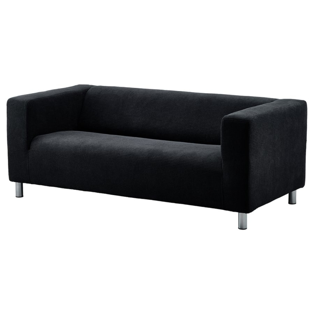 IKEA KLIPPAN Loveseat 2-seat Sofa Cover, Vansbro Black 605.441.69